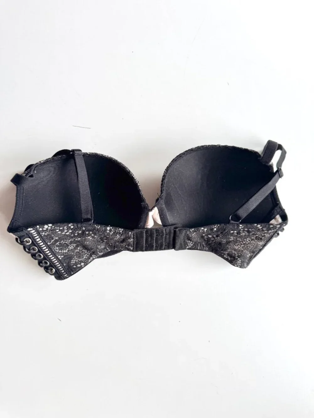 Lot of 2 VICTORIA'S SECRET Dream Angels Very Sexy Lace Push-Up Bras, Size 32DD - Picture 10 of 14